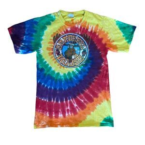 Grateful Moose Tie Dye Tee Shirt Mens Size Small